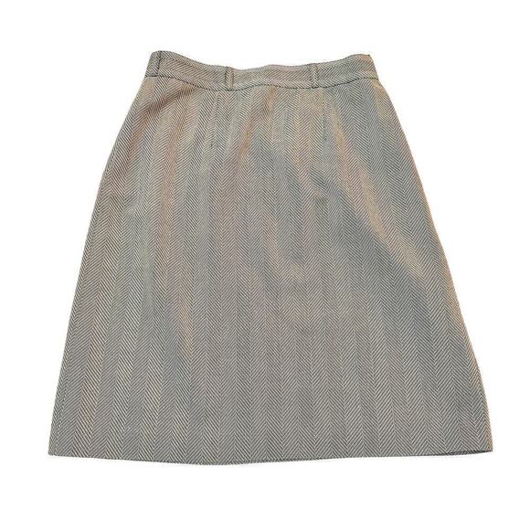 Bergdorf Goodman Patterned Wool Pencil Skirt Size 44 - Picture 1 of 6